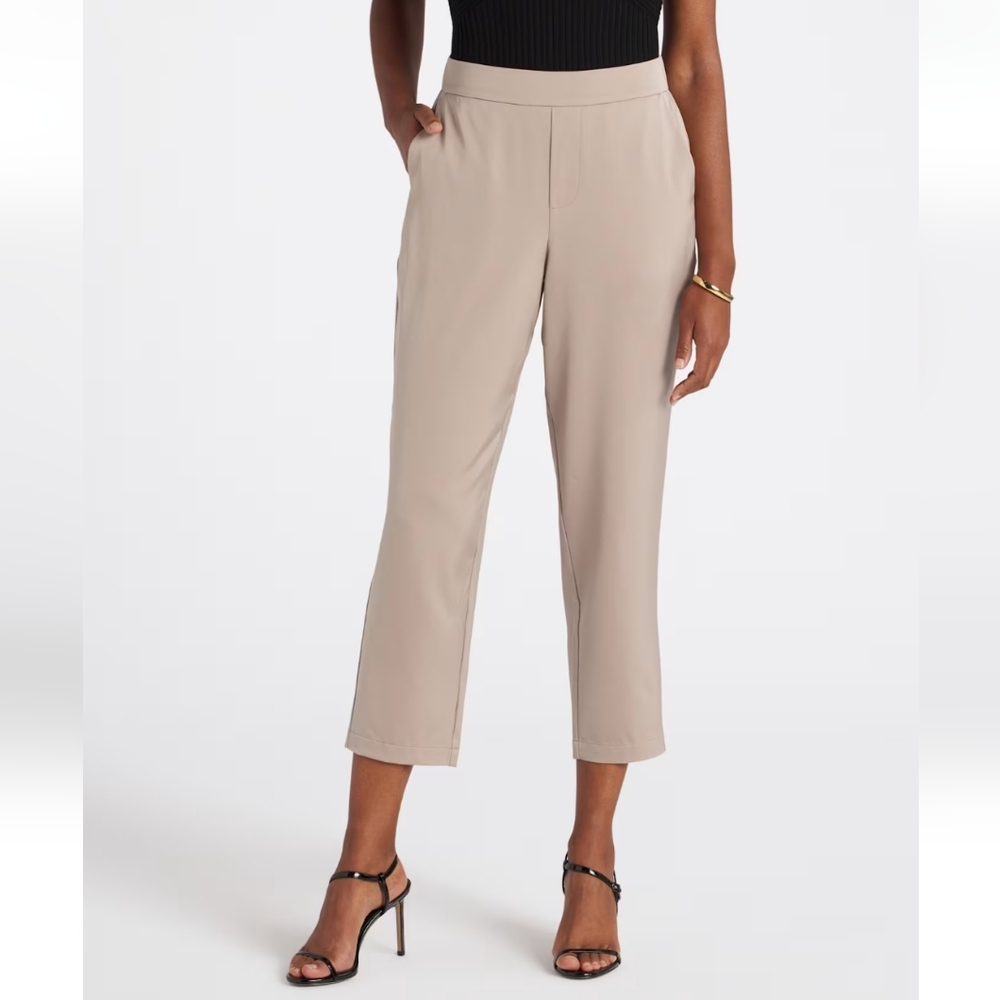 NWT One5One Jennyfer High Rise Tapered Pull On Trouser